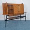 Vintage Metal and Wooden Highboard, 1950s 1