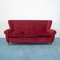 Vintage Red 3-Seat Sofa by Paolo Buffa, 1960s 2