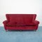 Vintage Red 3-Seat Sofa by Paolo Buffa, 1960s, Image 2