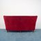 Vintage Red 3-Seat Sofa by Paolo Buffa, 1960s 5