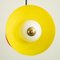 Vintage 2-Tone Plastic and Glass Ceiling Lamp, 1950s 10