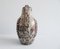 Large Vintage Fat Lava Glaze & Figures Decor Vase with Handle, Image 2