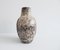 Grand Vase Vintage Fat Lava Glaze & Figures Decor avec Poignée 4