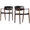 Rosewood Armchairs by Aksel Bender Madsen & Ejner Larsen for Willy Beck, 1952, Set of 2 1