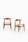 Rosewood JH-505 Dining Chairs by Hans J. Wegner for Johannes Hansen, Denmark, 1952, Set of 6 3