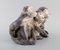 Porzellan Figur mit 3 Affen von Knud Kyhn für Royal Copenhagen 5