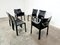 Black Leather CAB Dining Chairs by Mario Bellini for Cassina, 1980s, Set of 6 4