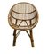 Mid-Century Bamboo and Rattan Armchair, 1950s 1