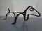 Large Iron Dachshund Sculpture or Door Stopper, 1960s 5