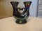 Double Iridescent Faience Candle Holder, 1970s, Image 1