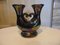 Double Iridescent Faience Candle Holder, 1970s 2
