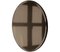 Orbis™ Bevelled Round Bronze Tinted Mirror with Black Metal Frame Small by Alguacil & Perkoff Ltd 1