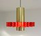 Vintage Symphony Ceiling Lamp by Claus Bolby for CeBo Industri, Image 9