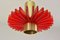 Vintage Symphony Ceiling Lamp by Claus Bolby for CeBo Industri, Image 6