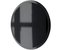 Orbis™ Bevelled Black Round Frameless Mirror with Faux Leather Backing Large by Alguacil & Perkoff Ltd 1