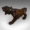 Antique Teak Carved Tiger, Image 9