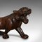 Antique Teak Carved Tiger 7