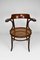 Fauteuil Antique en Bois Courbé de Fischel, 1900s 1