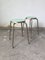 Mid-Century Industrial Stools with Steel Structure, Set of 2 9