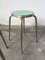 Mid-Century Industrial Stools with Steel Structure, Set of 2, Image 1