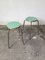 Mid-Century Industrial Stools with Steel Structure, Set of 2, Image 5