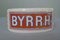 Französischer Aschenbecher aus Keramik mit Byrrh-Reklame von MDL, 1940er 3