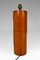 Mid-Century Asian Living Room Table Lamp in Carved Wood, 1940s, Image 6
