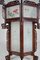 Large Antique Asian Carved Wood Lantern with Dragons & Painted Glass Panels, 1900s, Image 7