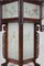 Large Antique Asian Carved Wood Lantern with Dragons & Painted Glass Panels, 1900s, Image 6