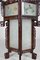 Large Antique Asian Carved Wood Lantern with Dragons & Painted Glass Panels, 1900s, Image 8