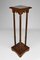 19th Century French Gothic Revival Walnut High Side Table 3