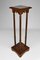 19th Century French Gothic Revival Walnut High Side Table, Image 3