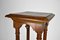 19th Century French Gothic Revival Walnut High Side Table, Image 10