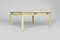 Mid-Century Lacquered Aluminium & Brass Coffee Table by Pierre Vandel 5