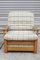 Modernistische Sessel aus massivem Ulmenholz, Frankreich, 1960er, 2er Set 5