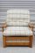 Modernistische Sessel aus massivem Ulmenholz, Frankreich, 1960er, 2er Set 4