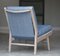 Mid-Century Beach House Modern Ian Mankin Fabric Easy Chairs from Scandart, 1960s, Set of 2 5