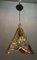 Lámpara colgante de cristal de Murano de Mazzega, años 70, Imagen 6