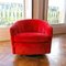 Mid-Century American Swivel Rocking Lounge Chair 1