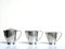 Alpacca Metal Serving Coffee Set by Gio Ponti for Calderoni, 1940s, Set of 3 1