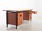 Teak and Black Steel Desk Japanese Series EU02 Desk by Cees Braakman & Adriaan Dekker for Pastoe, 1950s 5