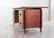 Teak and Black Steel Desk Japanese Series EU02 Desk by Cees Braakman & Adriaan Dekker for Pastoe, 1950s 6