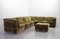Green Velvet Modular Sectional Sofa Set from Rolf Benz, 1970s, Set of 7 1