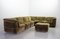 Green Velvet Modular Sectional Sofa Set from Rolf Benz, 1970s, Set of 7, Image 1