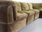 Green Velvet Modular Sectional Sofa Set from Rolf Benz, 1970s, Set of 7, Image 9