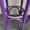 Violet Bistro Stools in the Style of Thonet, 1980s, Set of 2, Image 3