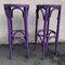 Tabourets de Bistrot Violet Style Thonet, 1980s, Set de 2 2