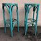 Set of Turquoise Bistro Stools in the Style of Thonet, 1980s 3