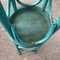Set of Turquoise Bistro Stools in the Style of Thonet, 1980s 4