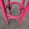 Pink Bistro Stools in the Style of Thonet, 1980s, Set of 3 5